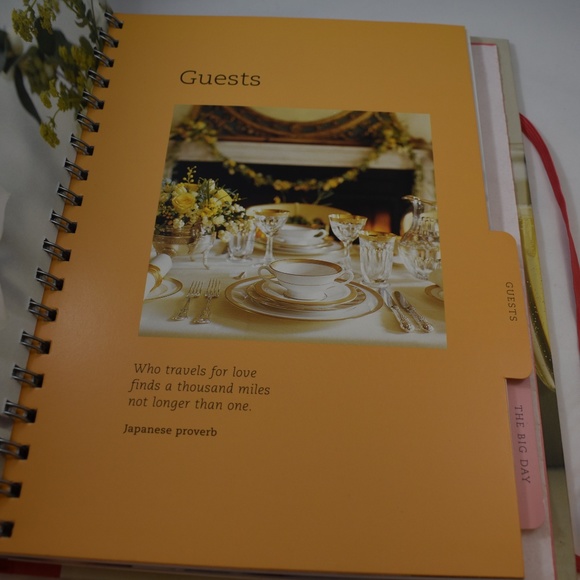 Our Wedding Journal- Planning Book- New - Picture 5 of 7